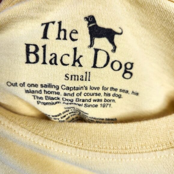 The Black Dog Martha's Vineyard 2014 Loose Fit Crew Neck Graphic Tee Small - Picture 5 of 6